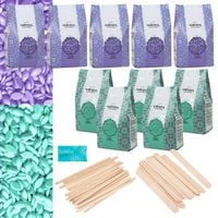 10x100g Wosk twardy do depilacji + SZPATUŁKI TALK
