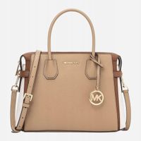 Michael Kors torebka listonoszka poliuretan beżowy
