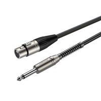 Roxtone kabel 15M, 3 pinowe gniazdo XLR żeńskie,Jack 6.3mm Mono, SMXJ210L15