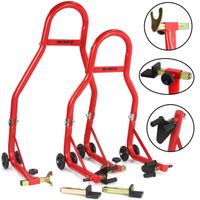 STOJAK MOTOCYKLOWY ZESTAW FRONT/TYŁ