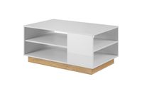 Ława CARO stolik kawowy biała połysk meble do salonu DOSTAWA