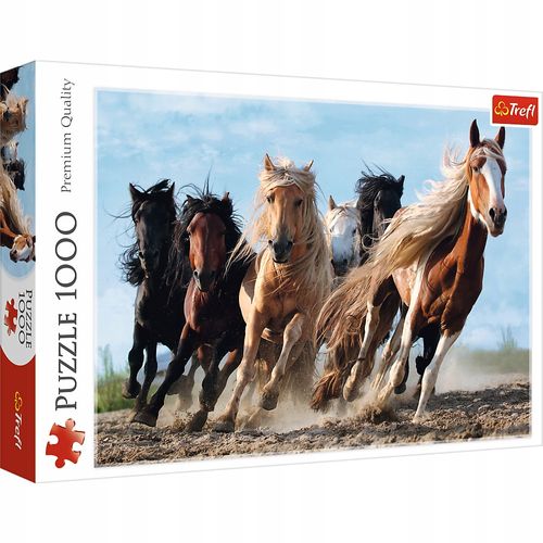 PUZZLE 1000 Galopujace konie 10446 na Arena.pl