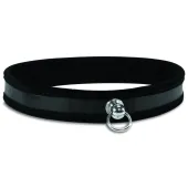 s&m black day collar - stylowa obroża unisex, długość 48 cm