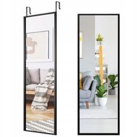 Lustro Costway ścienne prostokąt rama metal 360 x 1070 mm