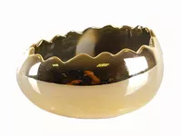 Osłonka jajko wielkanocne doniczka skorupka złota