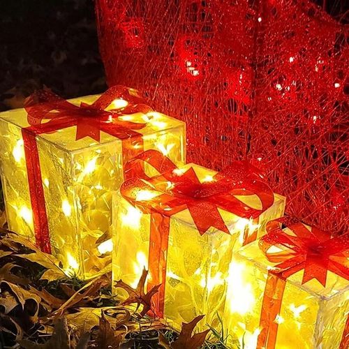 LAMPKI ŚWIĄTECZNE PUDEŁKA 50 LED CIEPŁE Z PILOTEM DO OGRODU DOMU na Arena.pl