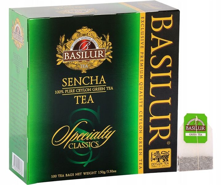 Herbata zielona Basilur Sencha Classics Ceylon - 100 x 1,5 g zdjęcie 9