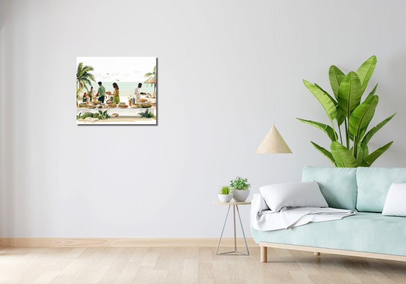 Obraz 60x50cm Tropikalna Woń Wakacji zdjęcie 2