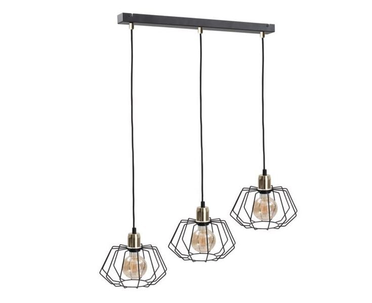 Lampa wisząca 3xE27 LUNA GOLD zdjęcie 1