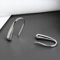 Kolczyki srebrne długie łezki krople przeciągane srebro 925