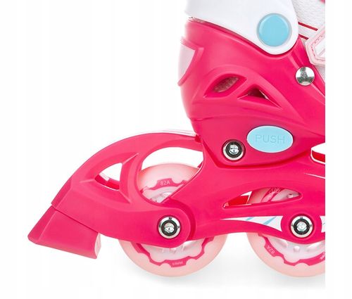 Rolki Regulowane RAVEN Lia Pink 30-33 Kółko LED na Arena.pl