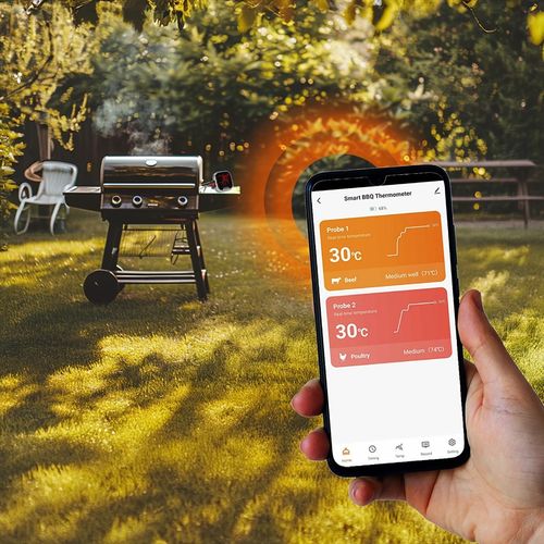 Termometr kuchenny z Bluetooth, 2 sondy na Arena.pl