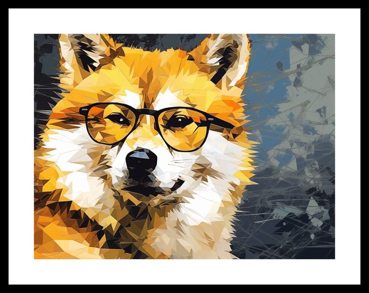 Plakat 40x30cm Intelektualny Psiak zdjęcie 3