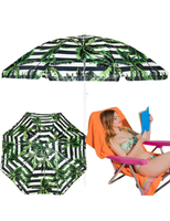 Parasol plażowy łamany wbijany 220cm