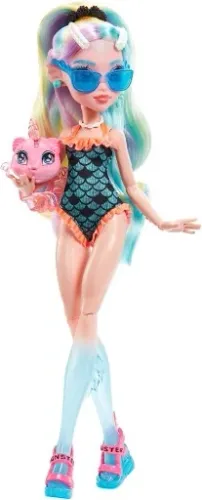 LALKA MONSTER HIGH LAGOONA BLUE + akcesoria HHK55 na Arena.pl