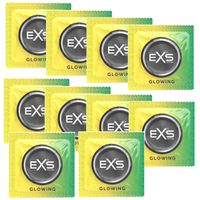 Prezerwatywy EXS Glowing Świecące w Ciemności Zestaw 10 sztuk