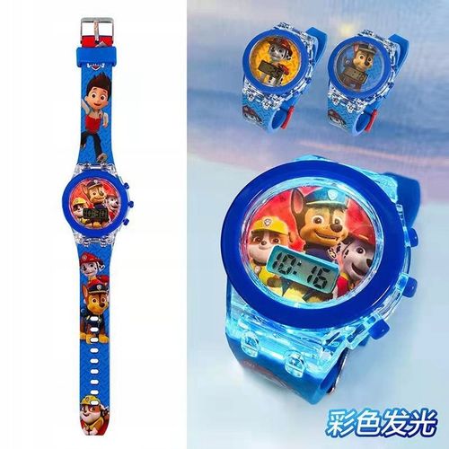 zegarek dziecięcy chłopięcy PSI PATROL dla chłopca dzieci LED chase ŚWIATŁO na Arena.pl