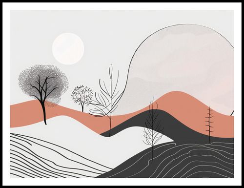 Plakat 100x75cm Półcień Widoku na Arena.pl