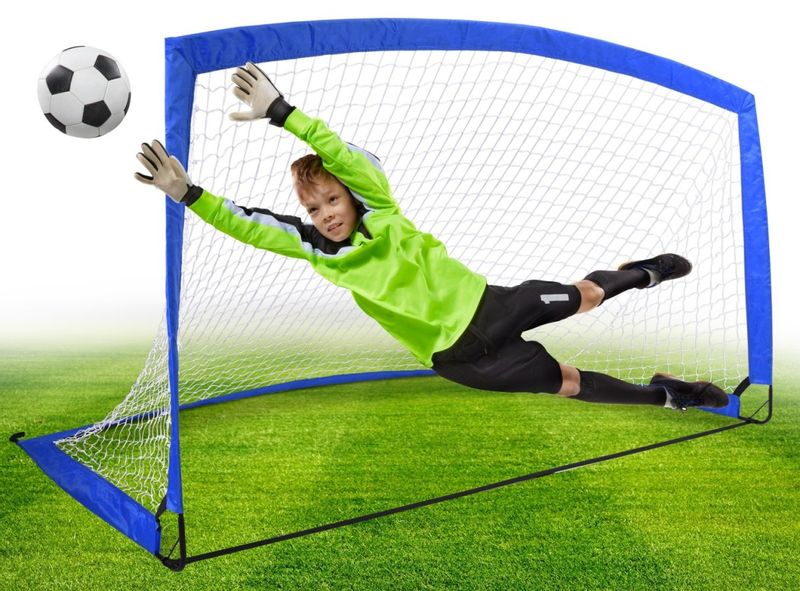 Bramka do piłki nożnej 200 x 100 cm zdjęcie 7