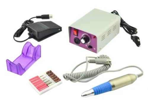 PROFESJONALNA FREZARKA DO PAZNOKCI PEDAŁ + FREZY na Arena.pl