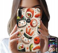 ETUI DO MOTOROLA MOTO E6 PLUS - SŁODKIE UŚMIECHNIĘTE SUSHI OBUDOWA CASE