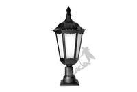 LAMPA F02 NA SŁUPEK Z KLOSZEM ŻELIWNYM STYLOWYM ŻELIWNA Z KLOSZEM RETRO