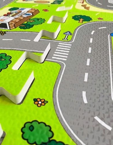 PUZZLE PIANKOWE MATA MIASTO ULICE DROGI 18EL DUŻE na Arena.pl