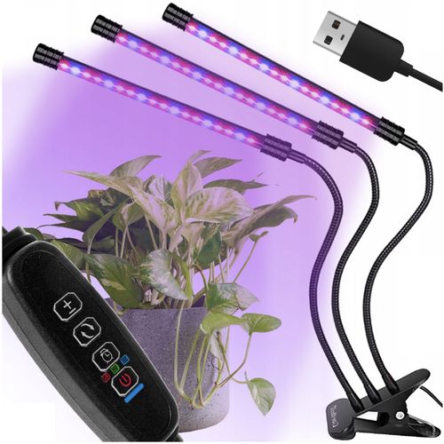 LAMPA PANEL DO DOŚWIETLANIA WZROSTU ROŚLIN DOŚWIETLANIA 60 LED TIMER PILOT na Arena.pl