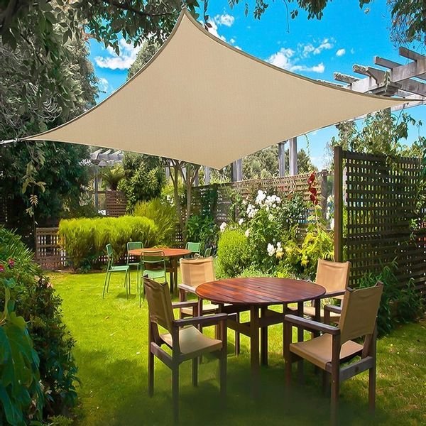 Tarp turystyczny wodoodporny 3x3M Markiza Anty-UV Ogród przydomowy Patio zdjęcie 2