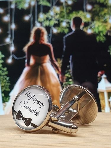 Spinki do Mankietów dla Świadka Drużby Pana Młodego Taty na Ślub do Ślubu na Arena.pl