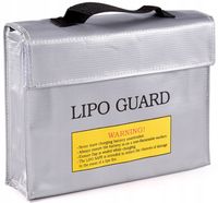 2X Torba ochronna na baterie akumulatory Li-po Guard Lipo Safe 24x18,5x6,5c