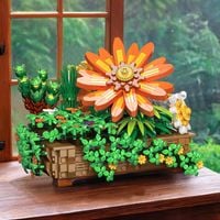 924 SZT KREATYWNY BUKIET KWIATÓW ZESTAW KLOCKÓW BONSAI DO MAJSTERKOWANIA