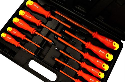 ZESTAW WKRĘTAKÓW WKRĘTAK ŚRUBOKRĘTY IZOLOWANE 11el na Arena.pl