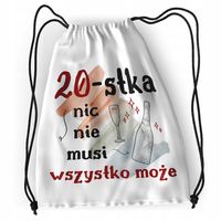 Plecak Urodziny 20 20Te Sportowy Szkolny Worek Z Nadrukiem Ze Zdjęciem