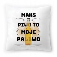 Poduszka Dla Maksa Na Urodziny Ze Zdjęciem Na Prezent Biała 40X40 Cm