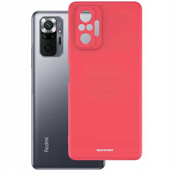 Spacecase Silicone Case Redmi Note 10 Pro Red zdjęcie 2