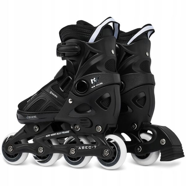 Rolki Regulowane RAVEN Pulse Black 37-40 zdjęcie 10