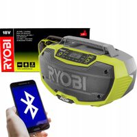 RYOBI RADIO STEREO BLUETOOTH 18V SYSTEM ONE+ FM BEZ AKUMULATORA R18RH-0