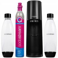 SATURATOR SODASTREAM TERRA BLACK 2 BUTELKI EKSPRES DO WODY GAZOWANEJ