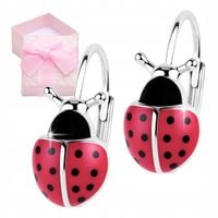 SREBRNE KOLCZYKI BIEDRONKI DLA DZIEWCZYNKI SREBRO PRÓBA 925 ANGIELSKIE