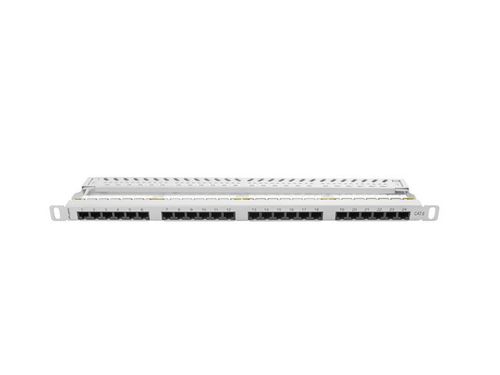 PATCH PANEL 24 PORT 0.5U KAT.6 SZARY LANBERG na Arena.pl