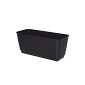 Doniczka Rattan skrzynka 30 cm podstawka Umbra
