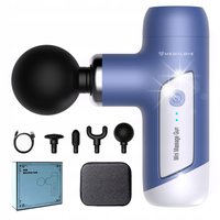 Pistolet do masażu pleców ciała Masażer wibracyjny massage gun 4 końcówki