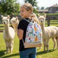 Plecak Lamy - Kolorowy Worko-Plecak Wodoodporny z Kieszonką