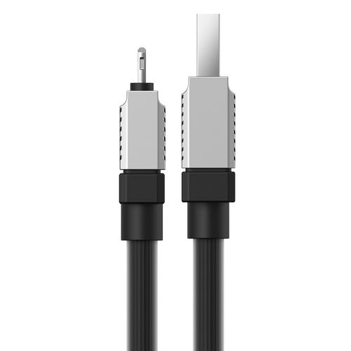 kabel przewód do iphone coolplay usb - lightning 2.4a 2m czarny na Arena.pl
