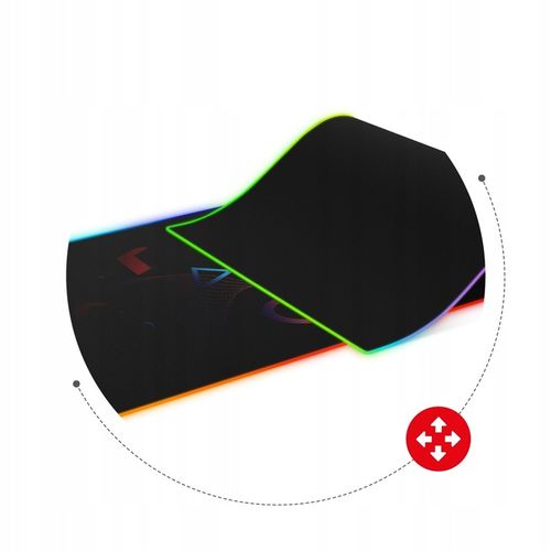 Podkładka LED RGB Mousepad 2.0 XL pod mysz czarna na Arena.pl