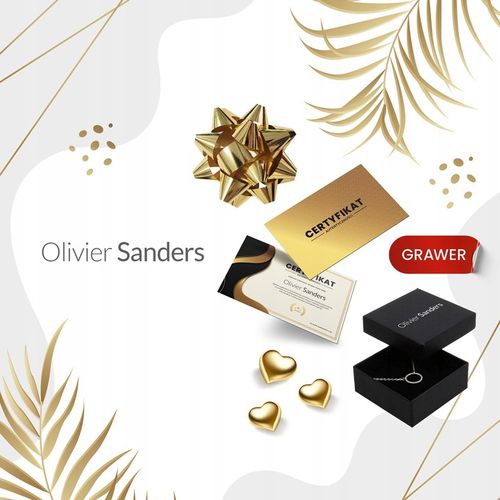 ZŁOTE KOLCZYKI DAMSKIE 585 Z KRYSZTAŁAMI SWAROVSKI GRAWER PREZENT DLA ŻONY na Arena.pl