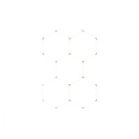 LAMPA LED HEXAGON 5S 192W 24 960LM 6500K ENERGOOSZCZĘDNA