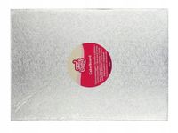 PODKŁAD POD TORT GRUBY srebrny FunCakes 12mm 40,5 x 30,5 cm - 1szt.
