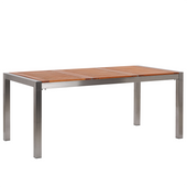 Stół ogrodowy eukaliptus 180 x 90 cm jasne drewno GROSSETO